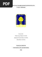 Download ANALISA PUTUSAN MAHKAMAH KONSTITUSIdocx by ZelaGifari SN329776859 doc pdf