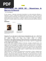 Maneirismo, Barroco e Rococó.odt