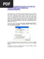 Download Cara Mengembalikan File Yang Hilang Dengan Perintah Attrib Pada Command by Muhammad Amin AF SN32978049 doc pdf