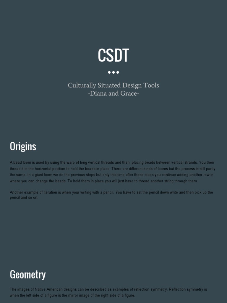 Culturally Situated Design Tools Explained | PDF | Art