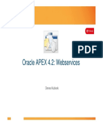 Oracle APEX 4.2: Webservices: Denes Kubicek