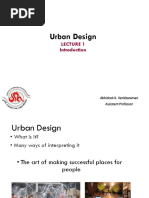 Introduction To Urban Design