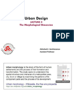 Morphological Dimension of Urban Design