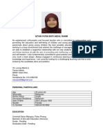 Azyan Fatini's CV