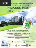 Proceedings - World Construction Symposium 2016