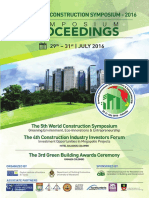 Proceedings - World Construction Symposium 2016