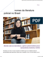7 Grandes Nomes Da Literatura Policial No Brasil