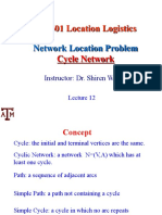Lecture 12 ISEN601 Network Problem Cycle