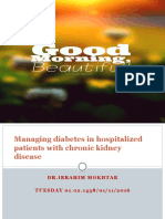 Managing Diabetes in Hospitalized patients with CKD  UPDATE ppt