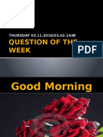 Question of The Week