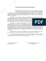 CONTRATO DE PRESTACIÓN DE SERVICIOS Leonardo