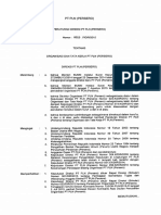 0015 K DIR 2015 Organisasi Dan Tata Kerja PT PLN (PERSERO) Kantor Pusat