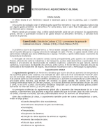 Efeito Estufa e Aquecimento Global