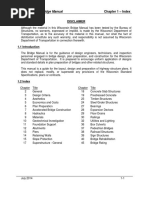 WisDOT Bridge Manual Overview | PDF