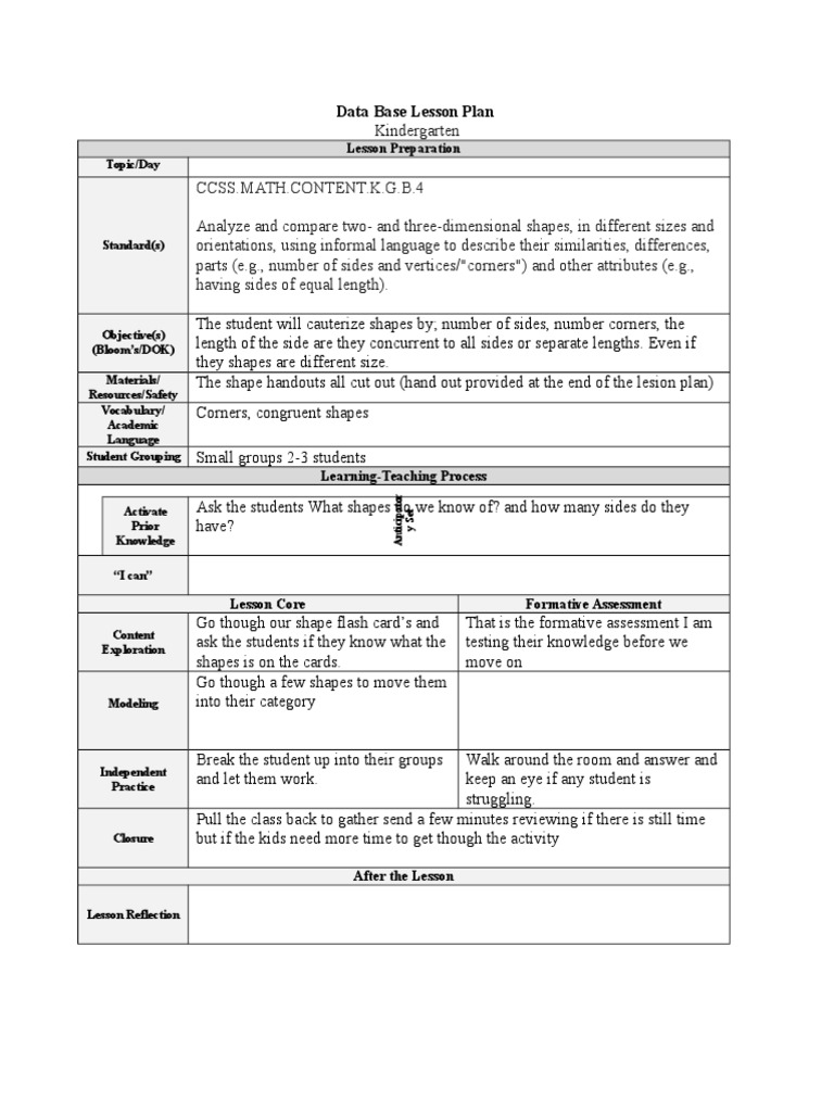Lesson Plan Data Base | PDF | Career & Growth | Art