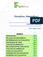 Teoria Dos Conjuntos - Aula 1