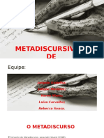 Metadiscursividade Slides(1)