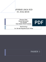 Laporan Jaga Igd 31 Juli