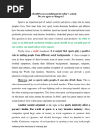 Download Discursive Essay Sample- Sports by Nur Ili Syazwani SN329812829 doc pdf