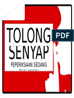 Poster Tolong Senyap