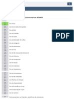 Datas Comemorativas 2016 - Todas As Datas Comemorativas de 2016