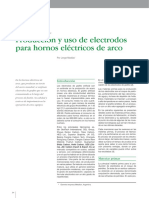 Avances Tecnológicos - Producción y Uso de Electrodos para Hornos Eléctricos de Arco