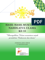 Hasil-Muktamar - 1 PDF