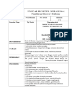 SOP Pemeliharaan Microwave Diathermy