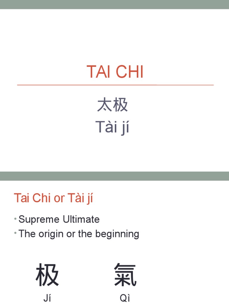 Tai Chi: Balance of Mind and Body | PDF