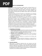 Modelo Teórico de Jerome Bruner