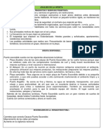 Ficha Técnica Puerto Escondido Oferta y Observaciones Turismo Tradicional 