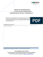 AMEXCID Formato Presentac ProyectoESP