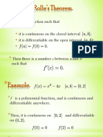 Mean Value Theorem