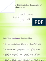 Higher Order Derivatives and Derivatives of Circular