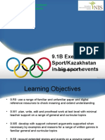 9.1B Exercise and Sport Kazakhstan in Large Sport Events