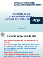 Ajutoare de Stat Si Ajutoare de Minimis