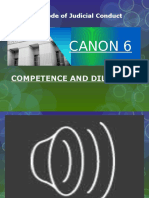 Canon 6: Competence and Diligence