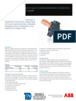 ABB Low Voltage Bushings for Pad Mounted Distribution Transformers Guide