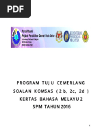 Komsas Tingkatan 5 2016 (Cerpen: Gerhana Manusia)