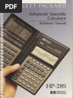 HP48SX Owner Manual Vol 1 | Hewlett Packard | Computing And Information