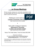Focus Group Meeting A4 Poster PDF
