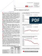 Istat: Occupat e Disoccupati Settembre 2016