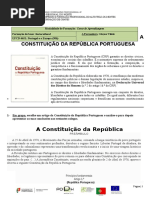 7- A Constituição - Trabalho de Grupo
