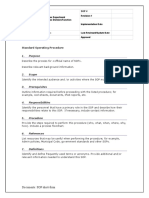 Standard Operating Procedure Template - Single Page.doc