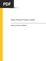 Aspen physical property system