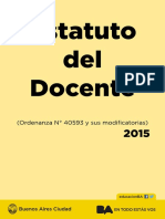 Estatuto del Docente GCBA