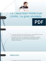 La Capacidad Intelectual Límite