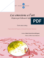 Les Emocions A L'art. Projecte Per Educació Infantil PDF