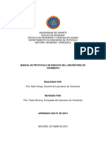 Manual de Protocolo de Ensayos Laboratorio de Yacimiento (30-10-2015) PDF