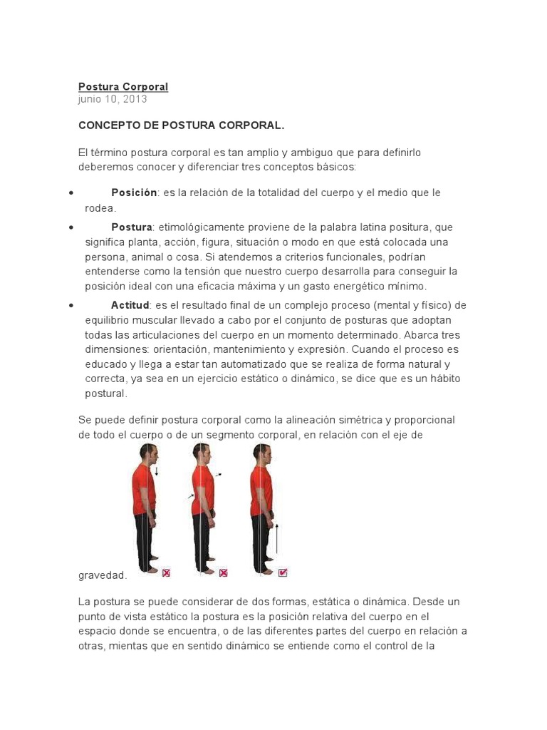 Corrección de Postura Corporal | PDF | Rodilla | La columna vertebral